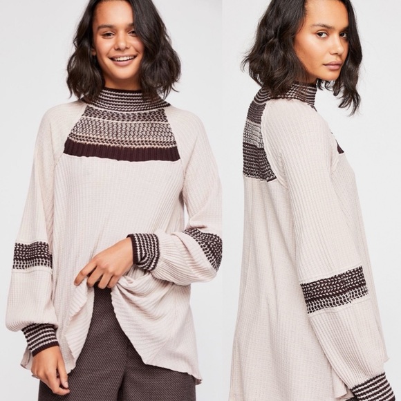 Free People Tops - Free People Snow Day Thermal Knit Top | Free People
